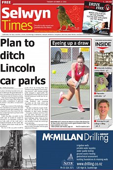 Selwyn Times - October 13th 2015