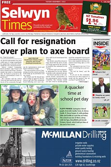 Selwyn Times - November 3rd 2015