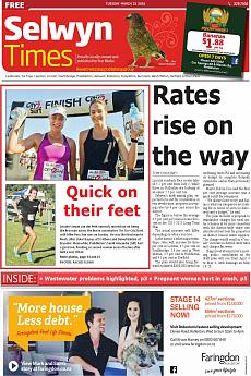 Selwyn Times - March 22nd 2016