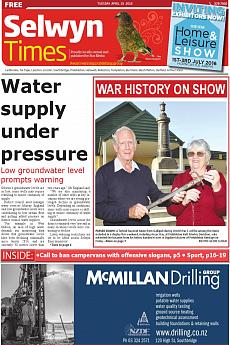 Selwyn Times - April 19th 2016