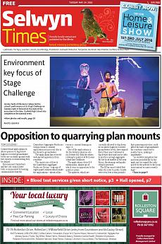 Selwyn Times - May 24th 2016