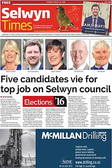 Selwyn Times - August 16th 2016