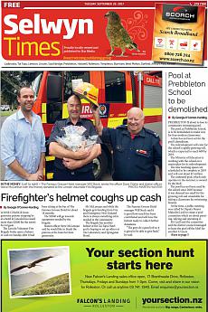 Selwyn Times - September 26th 2017