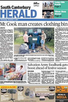 South Canterbury Herald - December 2nd 2015