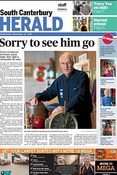 South Canterbury Herald - November 23rd 2016