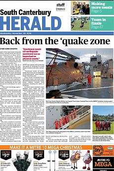 South Canterbury Herald - November 30th 2016