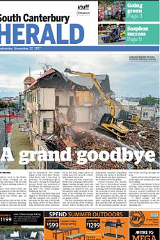 South Canterbury Herald - November 22nd 2017